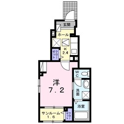 メゾングレーヌ龍野町の物件間取画像